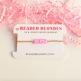 Sorority Pink Bracelet