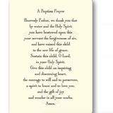 Baptism Prayer