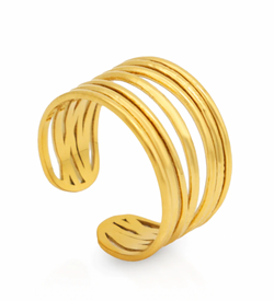 Parallel Ring, Gold