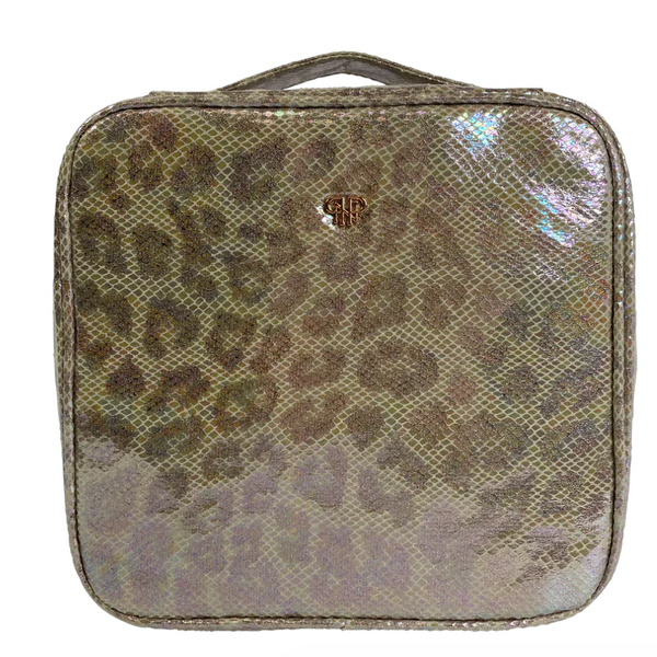 Mini Diva Makeup Case, Glimmer Leopard