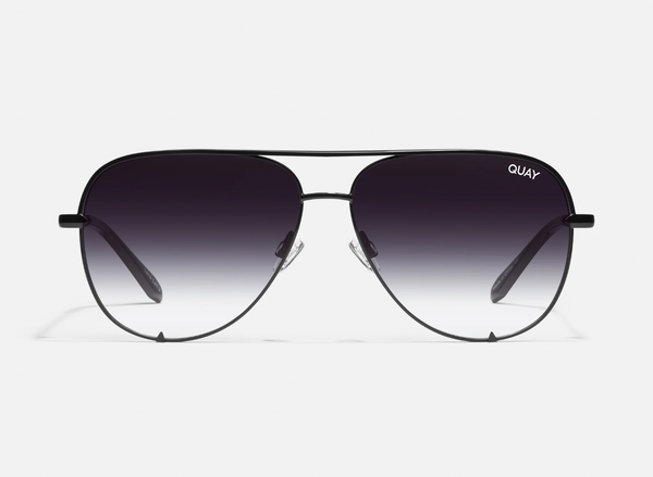 High Key Extra Large Sunglasses, Black Fade