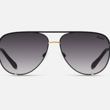High Key Twist Sunglasses, Black/Smoke