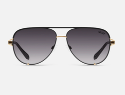 High Key Twist Sunglasses, Black/Smoke