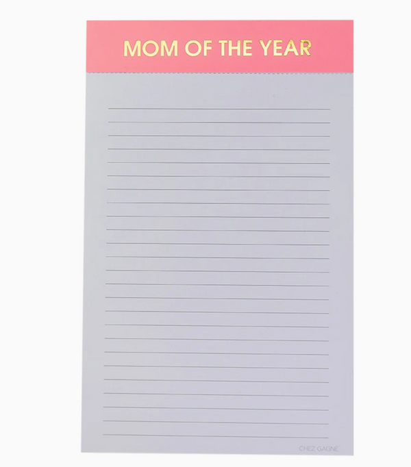 Mom of The Year Notepad