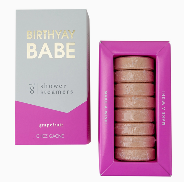 Birthyay Babe Shower Steamers Set
