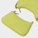 Aria Scoop Crossbody Bag, Lime Green
