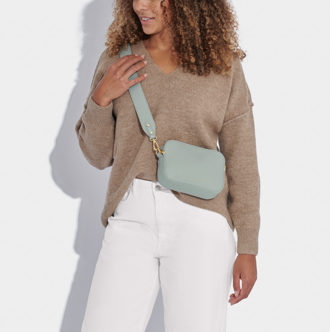 Zana Mini Crossbody Bag Duck Egg Blue