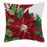 Poinsettia Hook Pillow