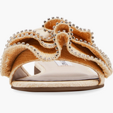 Lilou Crystal Sandal, Raffia