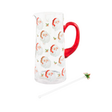 Santa Glass Pitcher