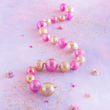 Pink Stubble Ball Garland