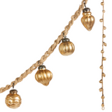 6' Gold Ornament Rope Garland
