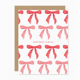 Birthday Girlie Bow Card