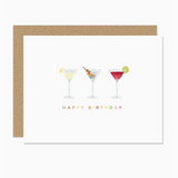 Martini Birthday Card