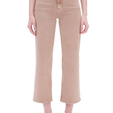 Bella Mid Rise Straight Pants, Nocciola