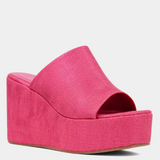 Ilaria Wedge, Fuchsia Woven