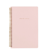 Blush Church Notes Notebook