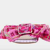 Garnet Sandal, Pink Floral
