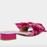 Garnet Sandal, Pink Floral