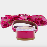 Garnet Sandal, Pink Floral