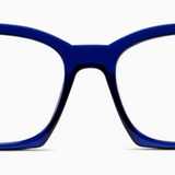 Maisie Glasses, Blue/Ikat