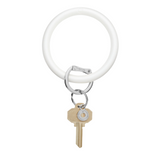 Silicone Big O® Key Ring, Marshmello Pearlized