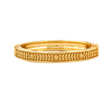 Berry Vine Hinged Bangle, Gold
