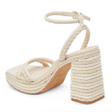 Agnes Pearl Heels, Bone Leather