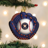 Houston Astros Baseball Mitt Ornament