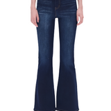 High Rise Flare Jeans, Dark Wash