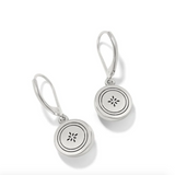 Mosaic Round Mini Leverback Earrings