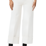Sasha Ankle Wide Leg, Tonal Ecru