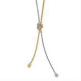 Meridian Ventus Two Tone Y Necklace