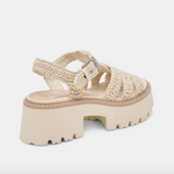 Latice Sandals, Oatmeal