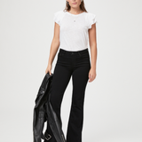 Genevieve 32" High Rise Flare, Black Shadow