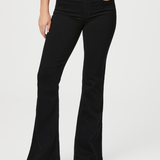 Genevieve 32" High Rise Flare, Black Shadow