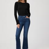 Claudine Raw Hem Jeans, Sail Away