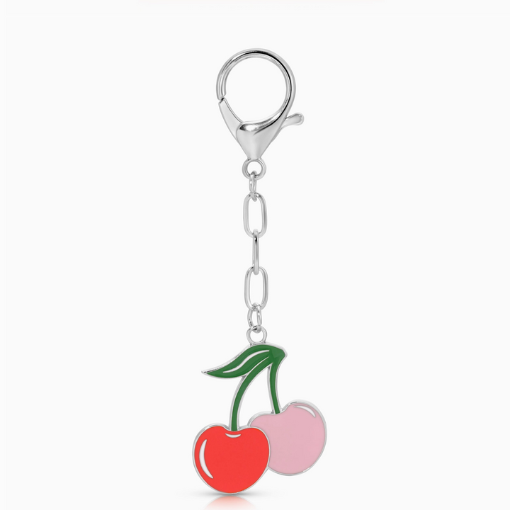 Enamel Cherries Bag Charm/Key Chain