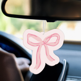 Sweet Ride Car Air Freshener, Pink Bow