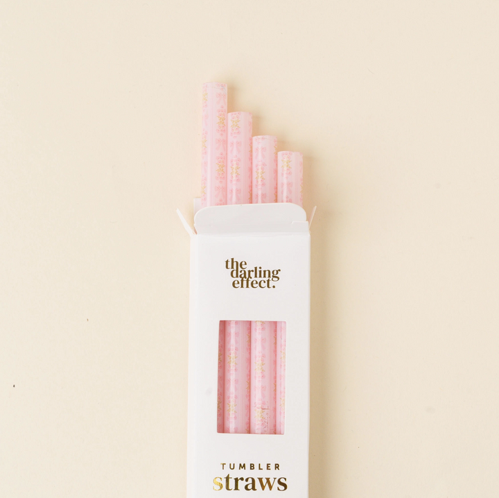 40 oz Tumbler Straw Set, Oh So Fancy Pink