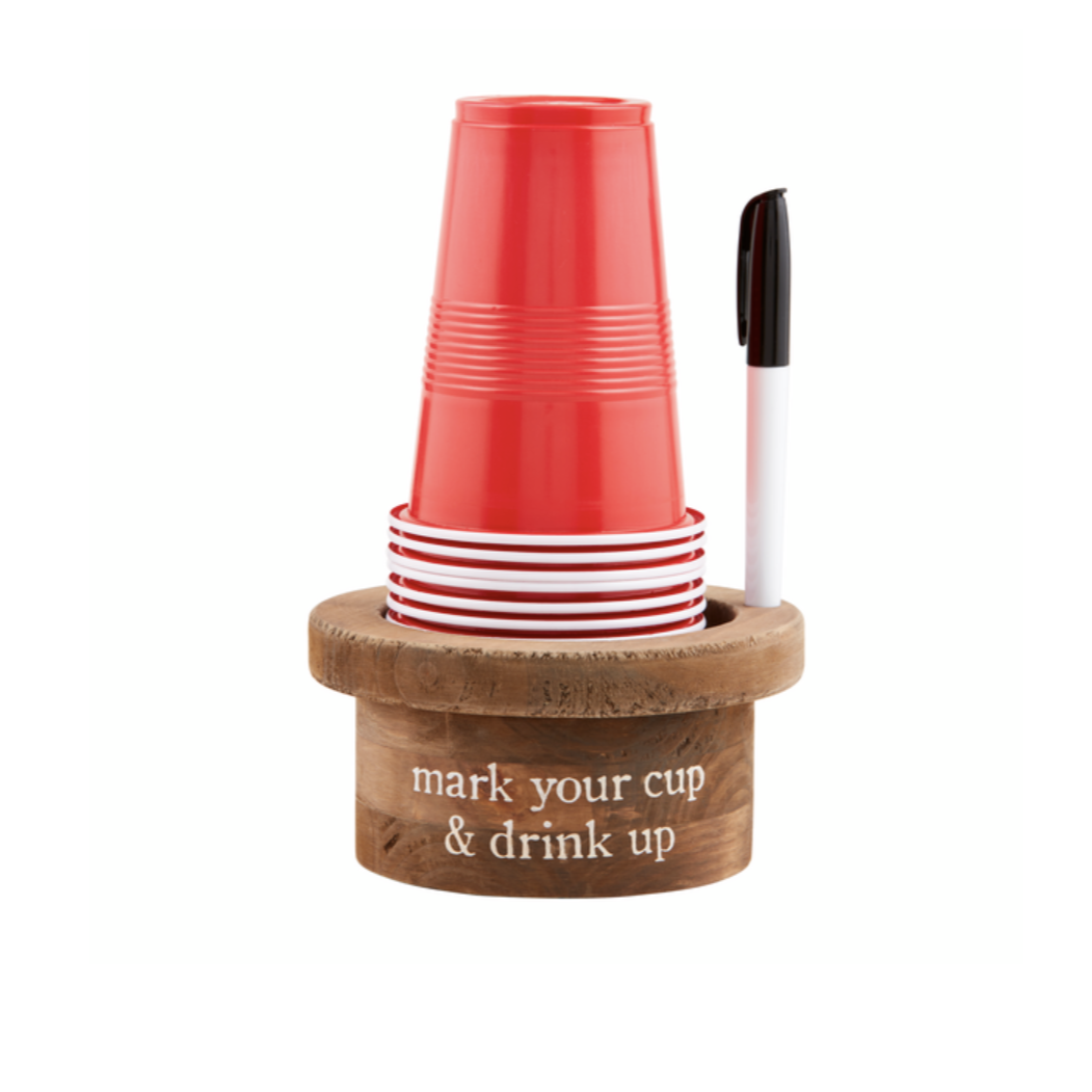 Disposable Cup & Marker Set