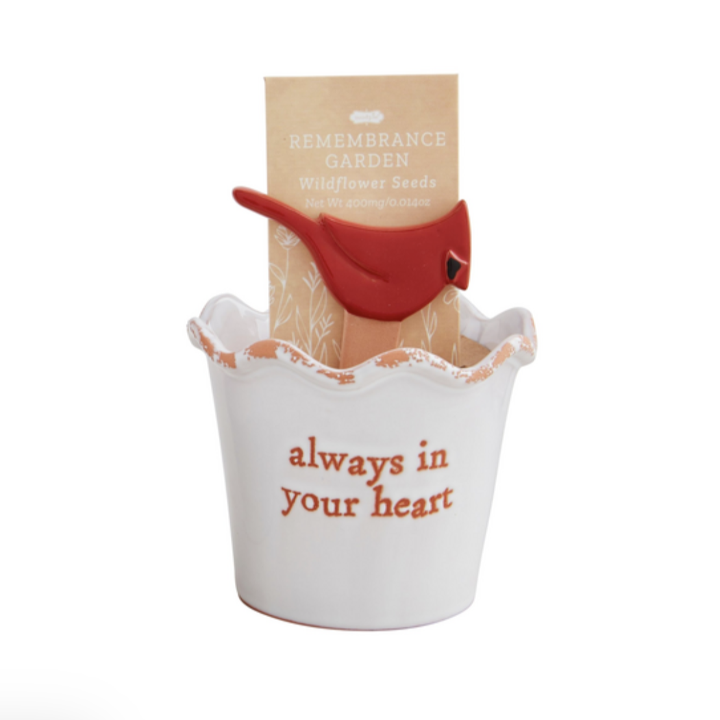 Cardinal Remembrance Planter
