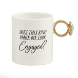 Engaged Ring Handle Mug