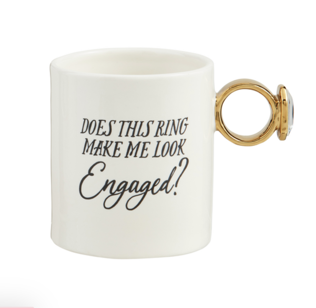 Engaged Ring Handle Mug