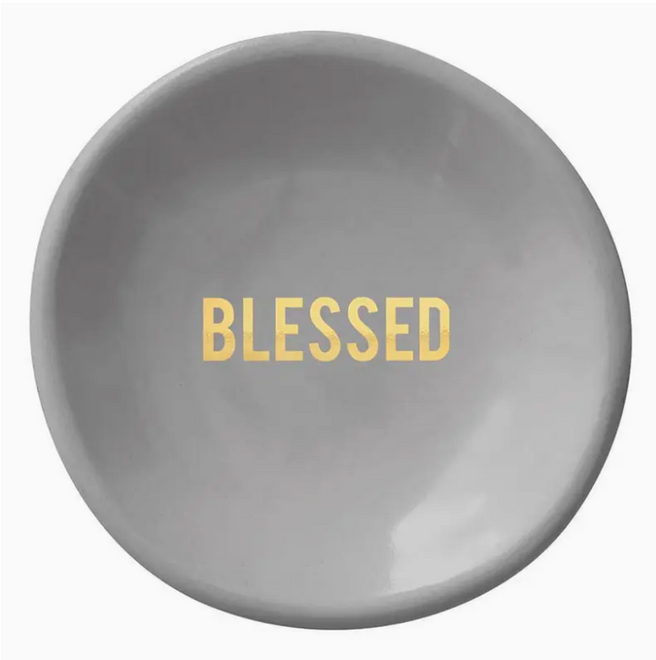 Blessed Ceramic Ring Dish & Earrings