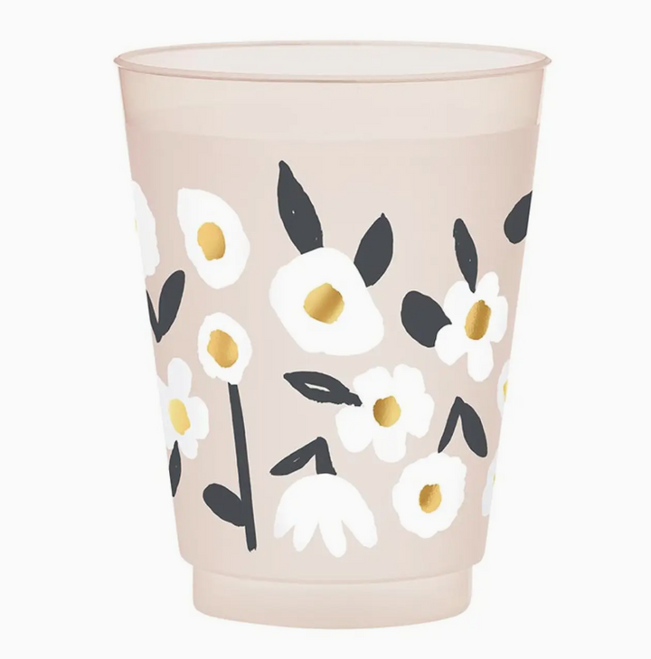 Floral Frost Cups