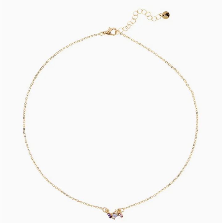 Let Your Soul Shine Treasure Box Necklace, Lavender