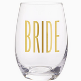 Bride Stemless Wine Glass