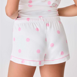 Choose Happy PJ Short, Ivory