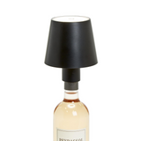 LED Touchable Black Lampshade with Bottle Stopper